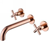 Смеситель для раковины Abber Wasser Kreis AF81121RG Розовое золото — фото 1, Смесители для раковины