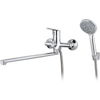 Смеситель для ванны Viko V-3005 универсальный Хром — фото 1, Смеситель для ванны