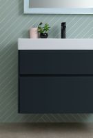 Тумба под раковину Aquanet Бруклин 70 310141 подвесная Антрацит матовый — фото 19, Тумбы под раковину