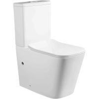 Унитаз компакт Ceruttispa Maiella CT10314 с бачком и сиденьем Микролифт — фото 1, Напольные унитазы