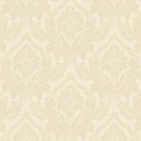 Обои AS Creation Di Seta 36668-2 Текстиль на флизелине (0,70*10,05) Бежевый, Дамаск — фото 1, Обои для стен
