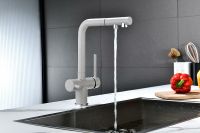 Смеситель для кухни Paulmark Serpentine Se213222-GR Серый — фото 16, Смесители