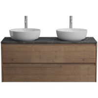 Тумба под раковину BelBagno Kraft 120 KRAFT-1200-2C-SO-2-RT подвесная Rovere Tabacco — фото 11, Тумбы под раковину