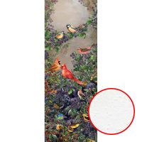 Фреска Ortograf Paradise 32219 Фактура бархат FX Флизелин (1*2,7) Разноцветный, Птицы/Листья — фото 1, Фрески