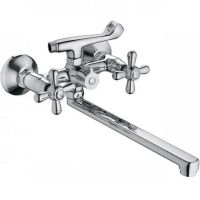 Смеситель для ванны Frap H25 F2225 универсальный Хром — фото 1, Смеситель для ванны