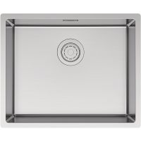 Кухонная мойка Paulmark Lassan 54 Uni LA54-BS Брашированная нержавеющая сталь — фото 1, Кухонные мойки