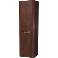 Шкаф пенал Bellezza Рикарда 40 L 4629605182445 подвесной Каштан — фото 1, Пеналы для ванной комнаты