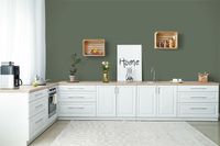 Обои Hygge 77 Colors C7 06 Флизелин (1*10,05) Зеленый, Однотонные — фото 4, Обои для стен