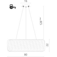 Товар: Люстра Divinare Megan 7568/18 LM-12 Прозрачная Бронза - фото 5 Люстра Divinare Megan 7568/18 LM-12 Прозрачная Бронза — фото 5, Люстры