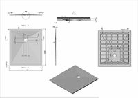 Душевой поддон из искусственного камня Vincea 100x90 VST-4SR9010A Антрацит — фото 5, Душевые поддоны из искусственного камня
