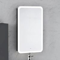 Зеркальный шкаф Raval Morelle 60 Mrl.03.60/A/RL с подсветкой Антрацит — фото 1, Зеркальные шкафы в ванную