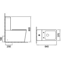 Унитаз компакт Vincea Q-Line VT2B-12 без бачка с сиденьем Микролифт — фото 3, Напольные унитазы
