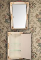 Зеркальный шкаф Migliore CDB 45 R 21866 угловой Слоновая кость Серебро — фото 1, Мебель для ванной