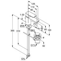 Товар: Смеситель для раковины Kludi Pure Style 403850575 Хром - фото 4 Смеситель для раковины Kludi Pure Style 403850575 Хром — фото 4, Смесители