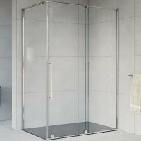 Душевой уголок Vincea Arno 120х90 VSR-1A9012CL профиль Хром стекло прозрачное — фото 1, Прямоугольные душевые уголки