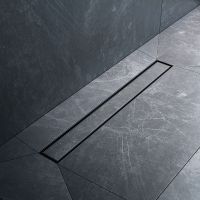 Душевой лоток AM.PM MasterFlow 60 W01SC-U11-060-04BM с Черной матовой решеткой / под плитку Tile — фото 10, Душевые лотки