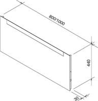 Зеркало Ravak Clear 100 X000000766 с подсветкой с выключателем — фото 9, Зеркала в ванную комнату