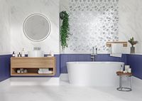 Керамогранит Gracia Ceramica Scarlett белый 01 45x45 см — фото 8, Керамическая плитка