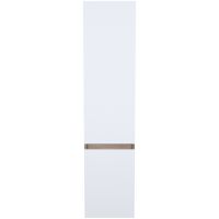 Шкаф пенал Iddis Zodiac 35 подвесной Белый матовый под Дерево арт-ZOD35A0i97 — фото 1, Пеналы для ванной комнаты