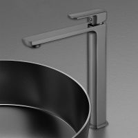 Смеситель для раковины Vincea Next VBF-1N2GM Вороненая сталь — фото 2, Смесители для раковины