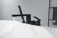 Смеситель на борт ванны Timo Selene 2130/03Y Черный — фото 5, Смесители