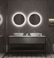 Товар: Зеркало Art&Max Napoli AM-Nap-600-DS-F-White с подсветкой с бесконтактным выключателем Белое матовое - фото 8 Зеркало Art&Max Napoli AM-Nap-600-DS-F-White с подсветкой с бесконтактным выключателем Белое матовое — фото 8, Мебель для ванной