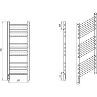 Товар: Электрический полотенцесушитель Laris Лаванда ЧКЧ П12 300х900 L 73207622 Черный муар - фото 10 Электрический полотенцесушитель Laris Лаванда ЧКЧ П12 300х900 L 73207622 Черный муар — фото 10, Электрические полотенцесушители