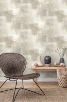 Обои Grandeco Asperia A 60001 Винил на флизелине (0,53*10,05) Серый/Бежевый, Штукатурка — фото 2, Обои для стен