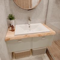 Раковина Paola Elegante 75 Белая глянцевая — фото 6, Раковины