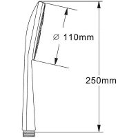 Ручной душ Orange S11HS Хром — фото 8, Душевое оборудование. Душевая программа