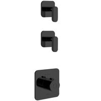 Смеситель для душа Webert Living LV971402560 Черный матовый — фото 1, Смесители