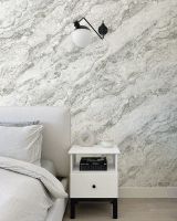 Обои Wiganford by Solo Lunman ER1604 Винил на флизелине (1,06*10,05) Серый/Серебряный, Мрамор — фото 2, Обои для стен