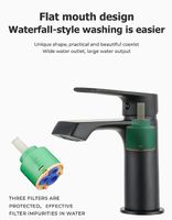 Товар: Смеситель для раковины Frap H71-6 F1071-6 Черный матовый - фото 12 Смеситель для раковины Frap H71-6 F1071-6 Черный матовый — фото 12, Смесители