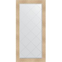 Зеркало Evoform Exclusive-G 158х76 BY 4279 с гравировкой в багетной раме - Золотые дюны 90 мм — фото 1, Мебель для ванной