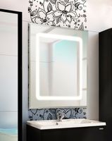 Зеркало Aquaton Римини 60 1A177602RN010 с подсветкой с сенсорным выключателем с подогревом — фото 2, Мебель для ванной