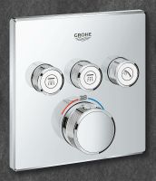 Смеситель для душа Grohe Grohtherm SmartControl 29126000 с термостатом Хром — фото 2, Смесители