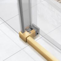 Товар: Душевой уголок Vincea Slim Soft 120x80 VSR-1SS8012CLG профиль Брашированное золото стекло прозрачное - фото 4 Душевой уголок Vincea Slim Soft 120x80 VSR-1SS8012CLG профиль Брашированное золото стекло прозрачное — фото 4, Душевые уголки