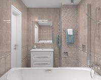 Керамическая плитка Kerama Marazzi Гран Пале беж 6341 настенная 25х40 см — фото 3, Керамическая плитка