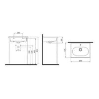 Товар: Раковина Bien Ferra 60 FELK060B1FD1W5000 Белая - фото 2 Раковина Bien Ferra 60 FELK060B1FD1W5000 Белая — фото 2, Раковины