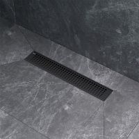 Душевой лоток AM.PM MasterFlow 40 с Черной матовой решеткой Cut Gradient арт-W01SC-P11-040-01BM — фото 6, Душевые лотки