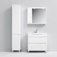 Товар: Шкаф пенал AM.PM Like 35 L M80CSL0356WG Белый - фото 6 Шкаф пенал AM.PM Like 35 L M80CSL0356WG Белый — фото 6, Мебель для ванной