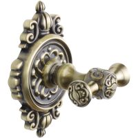 Двойной крючок Bronze de Luxe Royal R25203 Бронза — фото 1, Крючки для полотенец