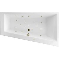 Акриловая ванна Excellent Sfera 170x100 R WAEX.SFP17.RELAX.BR с гидромассажем — фото 1, Ванны