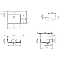 Товар: Раковина Berges Ego 50 182002 Белая глянцевая - фото 5 Раковина Berges Ego 50 182002 Белая глянцевая — фото 5, Раковины накладные