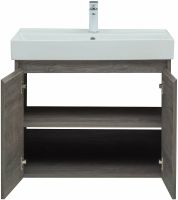 Тумба под раковину Aquanet Nova Lite 75 298851 подвесная Дуб рошелье — фото 10, Тумбы под раковину