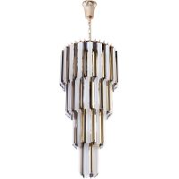 Люстра Divinare Frizzante 1681/01 SP-9 Белая матовая Золото — фото 1, Люстры