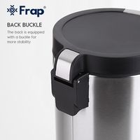 Ведро для мусора Frap F711 Сатин — фото 6, Мусорные ведра