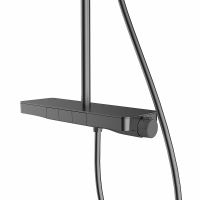 Душевая система Vincea Inspire с термостатом Вороненая сталь арт-VSFS-3I12TGM — фото 4, Душевые стойки