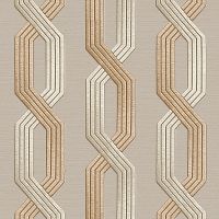 Обои Alessandro Allori Grace 1806-4 Винил на флизелине (1,06*10,05) Бежевый, Линии — фото 1, Обои для стен