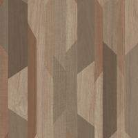 Обои Grandeco Asperia A 57002 Винил на флизелине (0,53*10,05) Коричневый, Геометрия — фото 1, Обои для стен